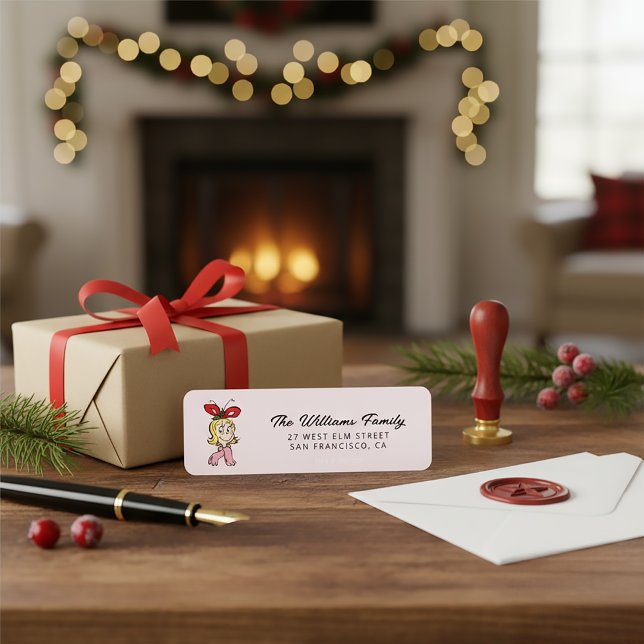 Etiqueta Sweet Cindy Lou Who Portrait (Criador carregado)