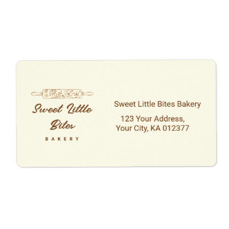 Etiqueta Sweet Little Bites Bakery Shipping