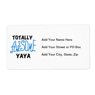 Etiqueta T-shirts e presentes totalmente incríveis da Yaya