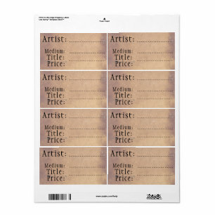 Etiqueta Tag antiquados da venda da arte e do artesanato,