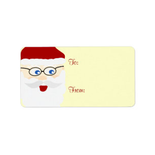 Etiqueta Tag do presente do papai noel