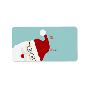 Etiqueta Tag do presente do papai noel