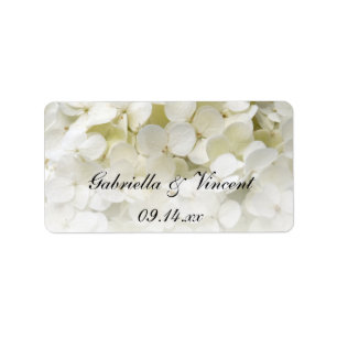 Etiqueta Tag florais do favor do casamento do Hydrangea