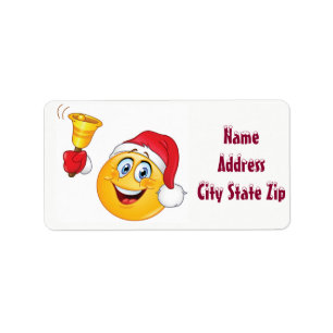 ETIQUETA *TÃO BONITO NATAL EMOJI COM O RÓTULO *FONTE DE N