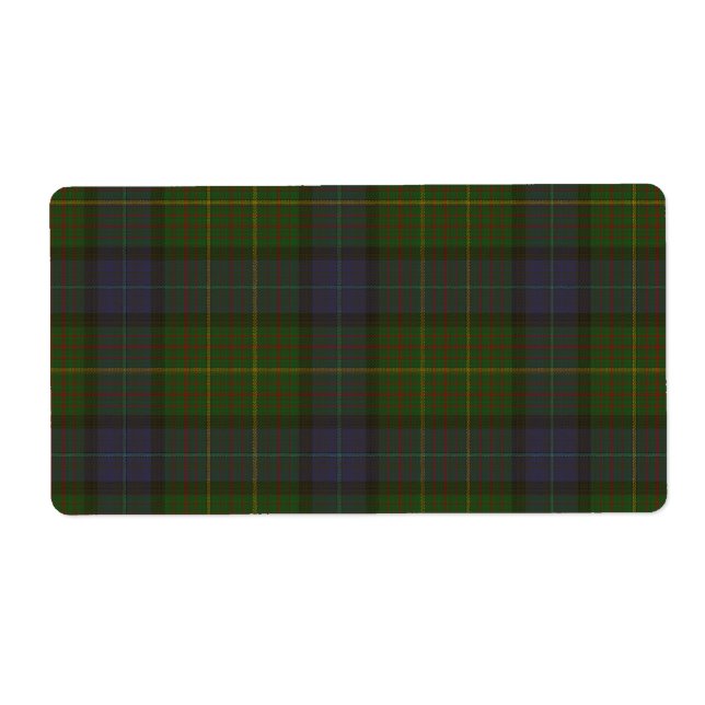 Etiqueta Tartan do Estado da Califórnia (Frente)