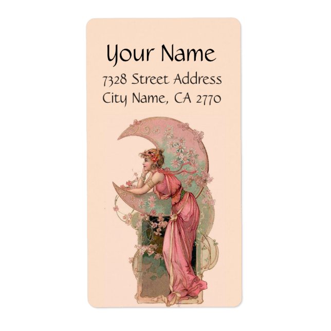 ETIQUETA TARUGAS/ SENHORA DA LUA,FLORES EM PINCO (Frente)