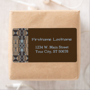Etiqueta Taupe Personalizado Beige Castanho Cinza Clara Mos