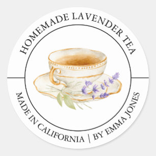 Etiqueta Tea Modern lavanda