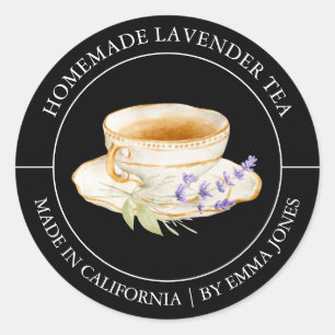 Etiqueta Tea Modern lavanda