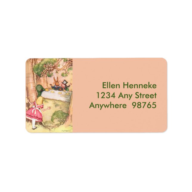 Etiqueta Tea Party 4 (Frente)