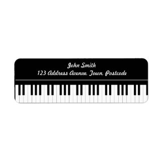 Etiqueta Teclado Piano