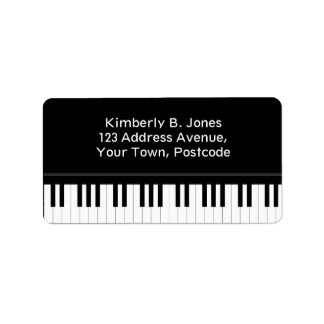 Etiqueta Teclado Piano