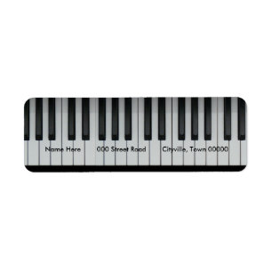Etiqueta Teclado Piano