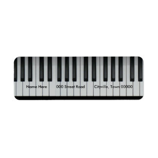 Etiqueta Teclado Piano
