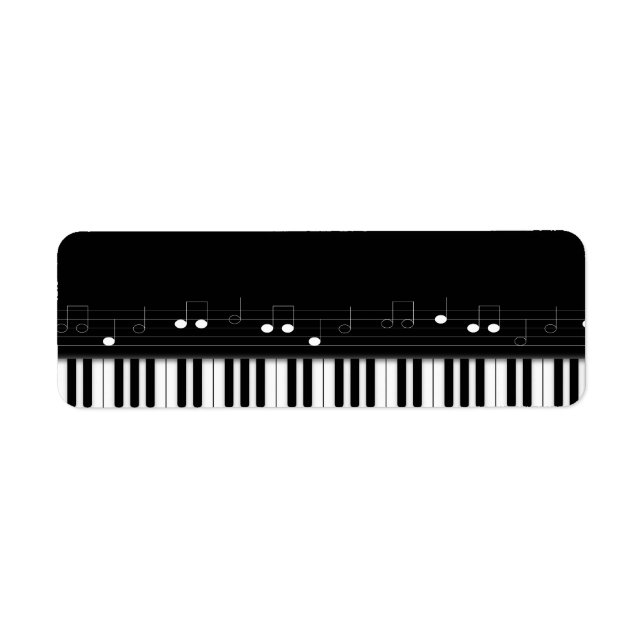Etiqueta Teclado Piano (Frente)