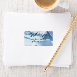 Etiqueta Telhados cobertos com neve brilhante