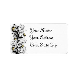 Etiqueta Tema da borboleta