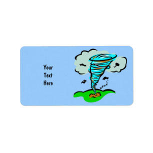 Etiqueta Tempestade Chaser Tornado Twister Meteorologia Cli