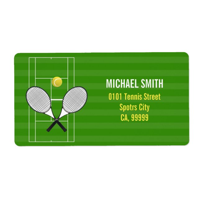 ETIQUETA TÊNIS RACKET (Frente)