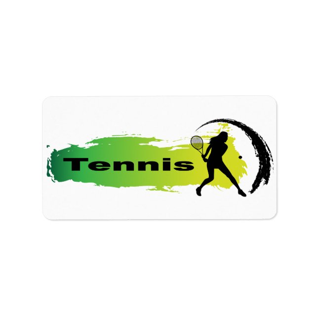 Etiqueta Tênis único (fêmea) (Frente)