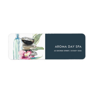 ETIQUETA TERAPÊUTICA DE MASSAGEM ORCHID STONE BAMBOO WATERC