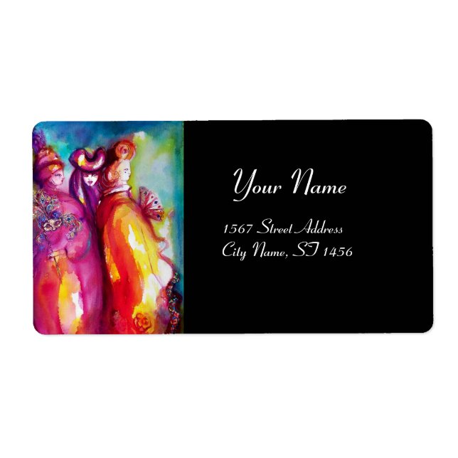 Etiqueta TERCEIRA MÁSCARA/Designer de Figuras, Artista de T (Frente)