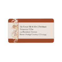 Terracotta Cream Botanage Endereço RSVP