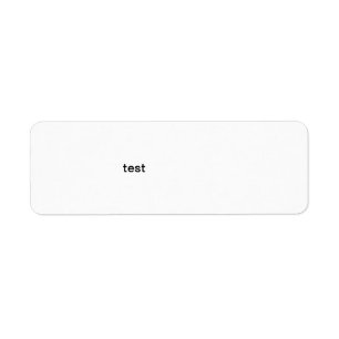 Etiqueta teste