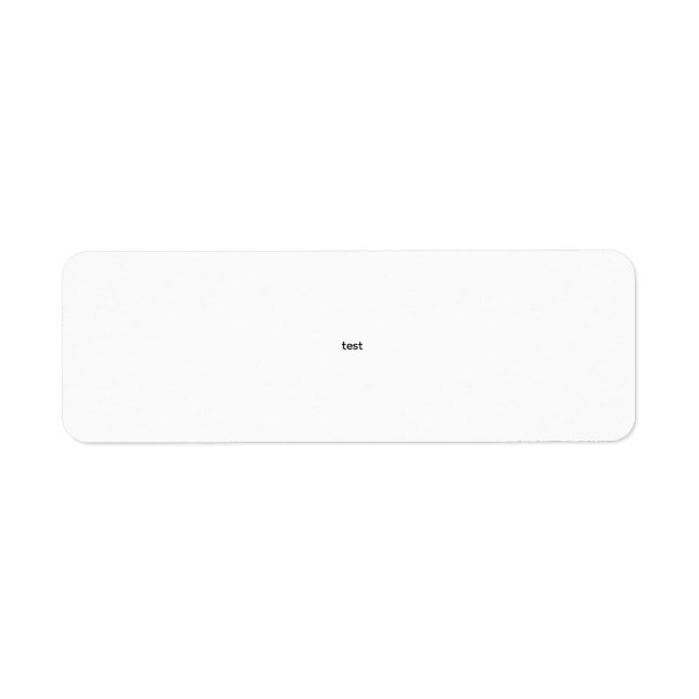 Etiqueta teste (Frente)