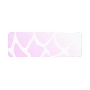 Etiqueta Teste padrão rosa pálido