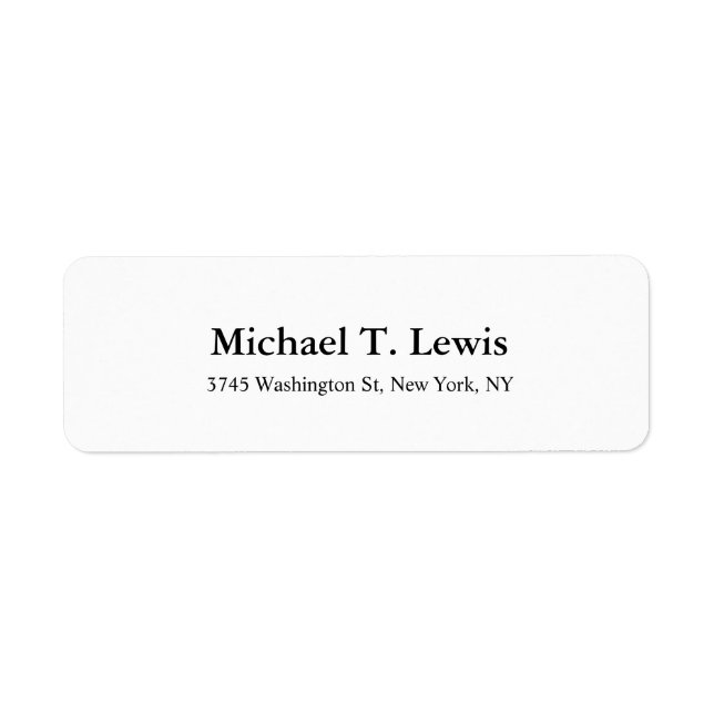 Etiqueta Texto em negrito preto-branco legível de script el (Frente)