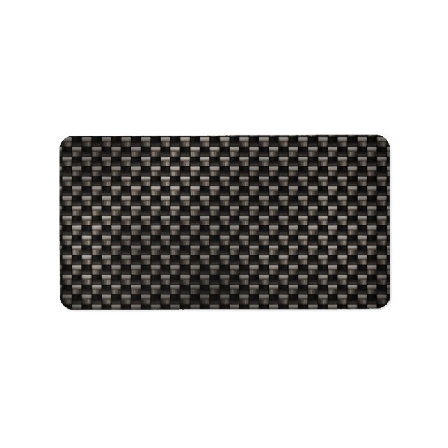 Etiqueta Textura de fibra de carbono (Frente)