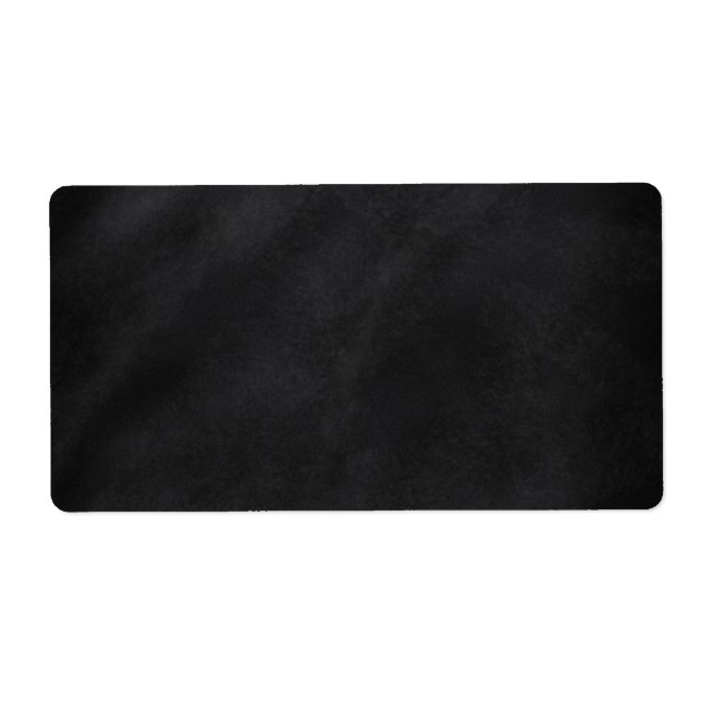 Etiqueta Textura de quadro negro retrô (Frente)