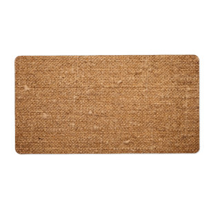 Etiqueta Textura velha das canvas do algodão para o fundo