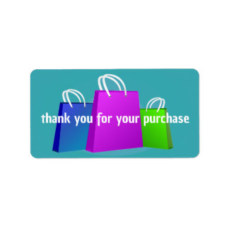 Etiqueta Thank You for your Purchase Labels