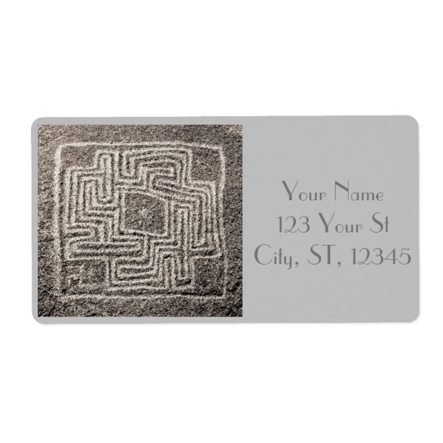 Etiqueta Thunder_Cove da Pedra do Maze do Hemet (Frente)