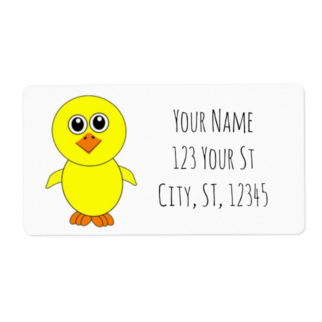 Etiqueta Thunder_Cove do Pintinho Cubo (Frente)