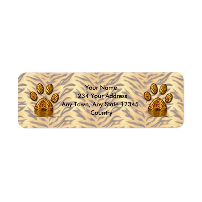 Etiqueta Tigre nº 2 (Frente)