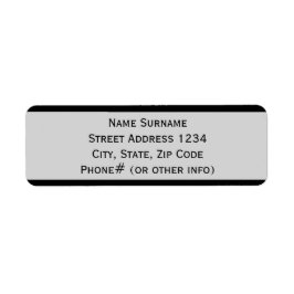 Etiqueta Tinta preta