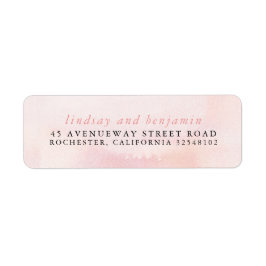 Etiqueta Tons de Rosa Pastel Suave
