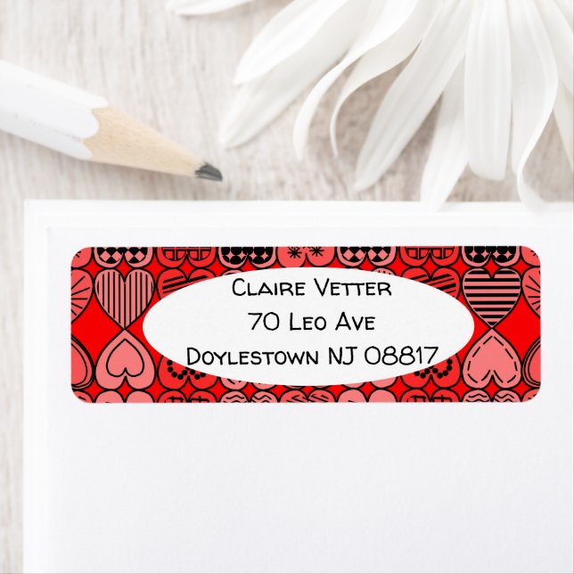 Etiqueta Topsy Turvy Hearts (Insitu)