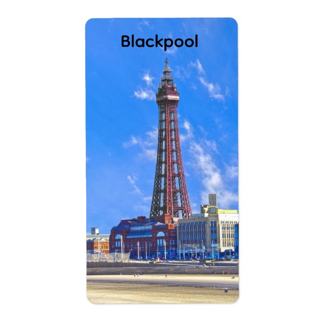 Etiqueta Torre Blackpool (Frente)