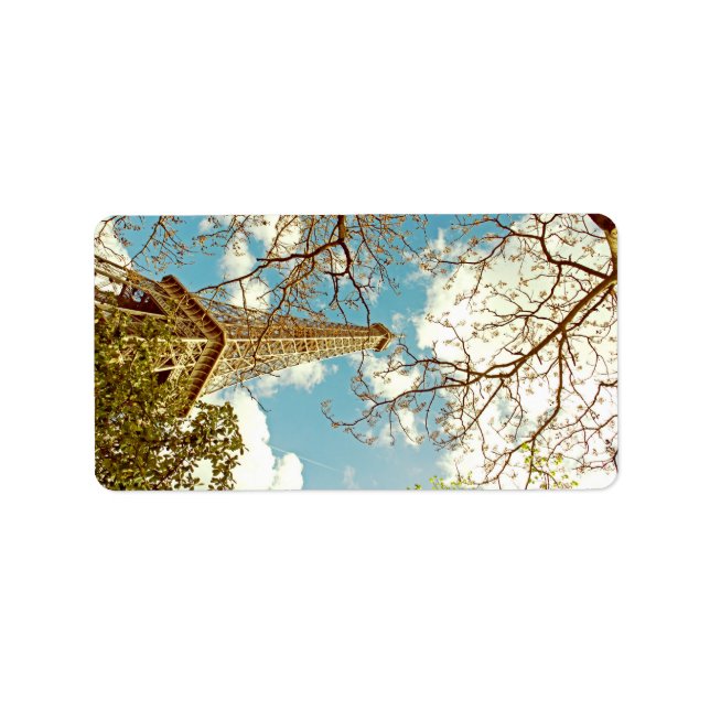 Etiqueta Torre Eiffel (Frente)