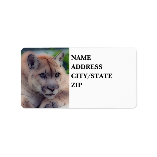 Etiqueta Totem Panther (Frente)