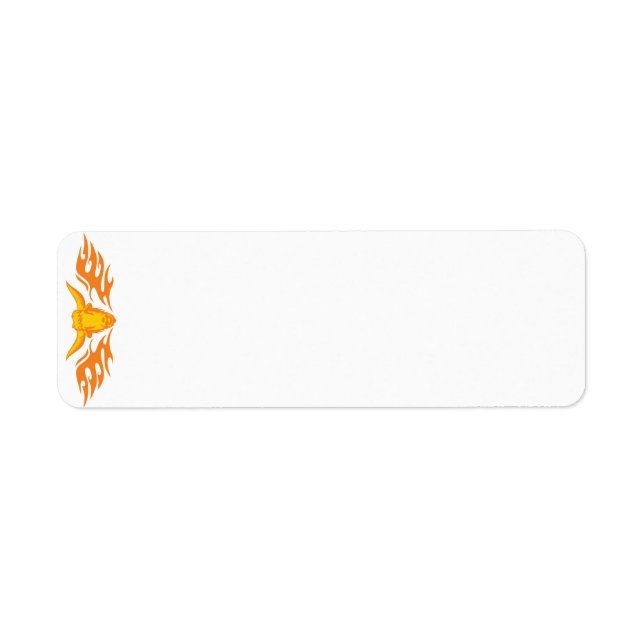 Etiqueta Touro Flaming nº 8 (Frente)
