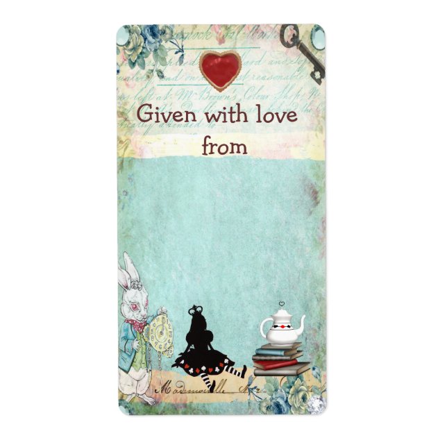 Etiqueta Traga o livro Princesa Alice Bookplate (Frente)