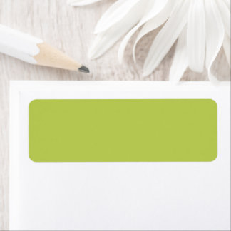 Etiqueta Trendy Soft Chartreuse Address Labels