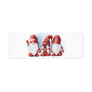 Etiqueta Três gnomos engraçados de Natal Coffee Mug Servi