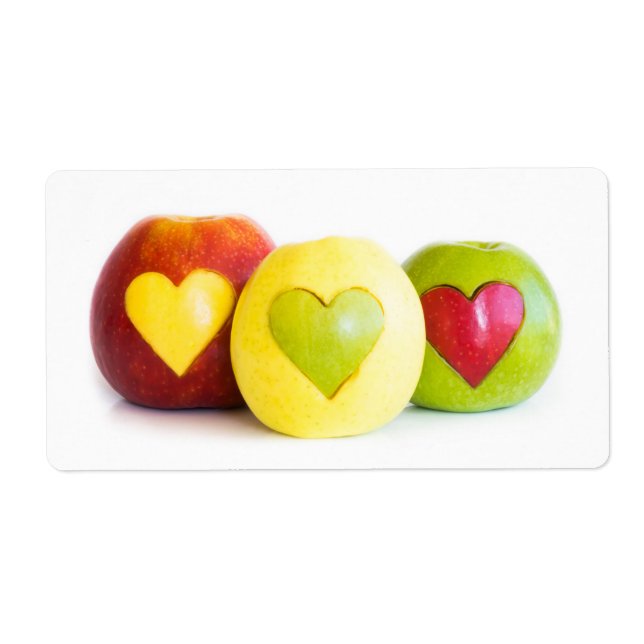 Etiqueta Três maçãs (Frente)