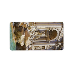 Etiqueta Trevi fountain